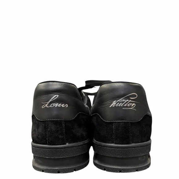 Louis Vuitton uniformes suede LV trainers - Picture 5 of 8